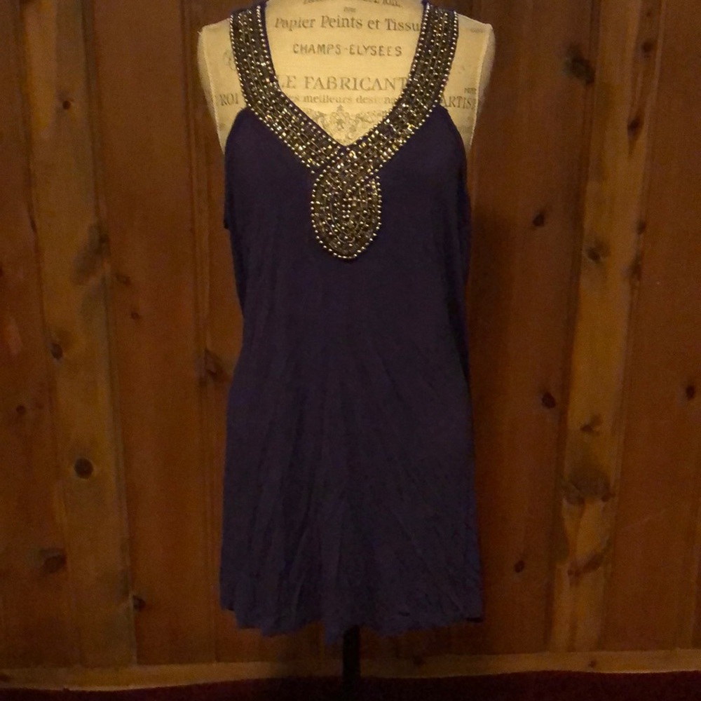 Lane Bryant - Deep purple, shark bite swing tank